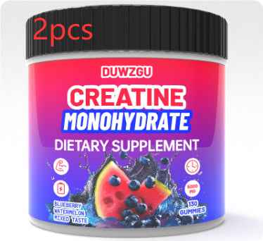 Creatine Monohydrate Powder - Muscle Building Supplement with L-Carnitine & Taurine