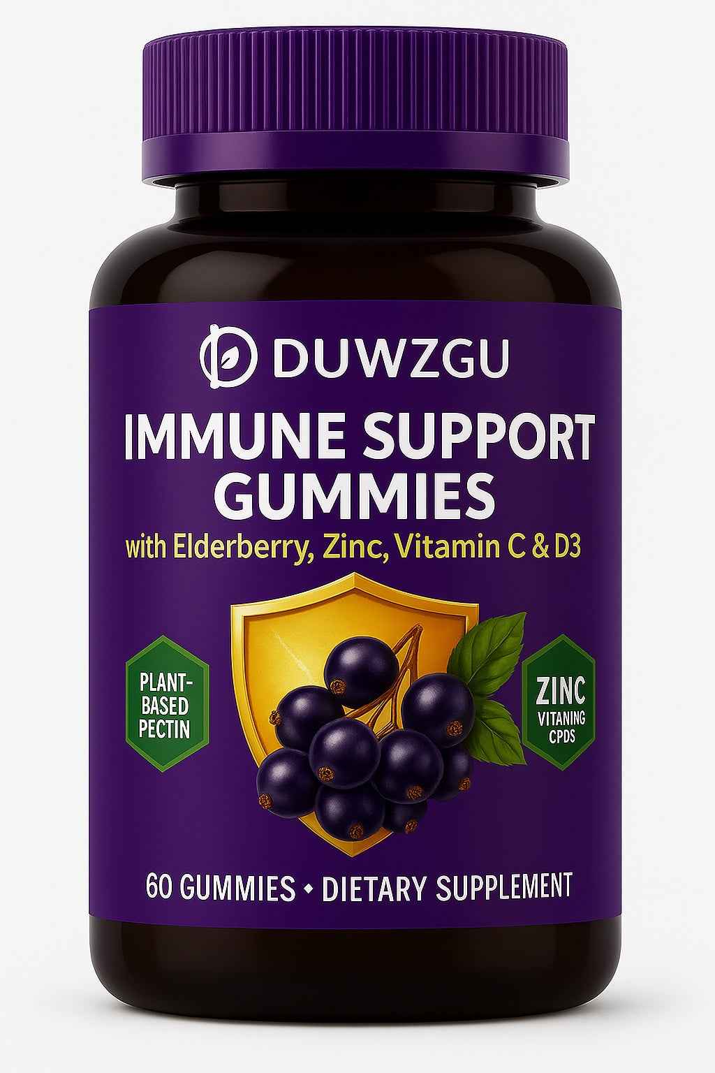 Multivitamin Supplement - Complete Daily Vitamins with Zinc and Omega-3