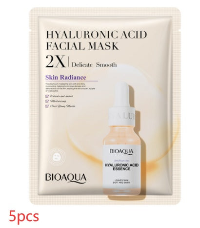 Hydrating Face Sheet Mask - Collagen Hyaluronic Acid Vitamin C Facial Masks 30g