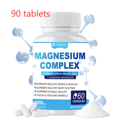 Magnesium Complex Capsules 60 Count - Premium Magnesium Supplement - Prime Care